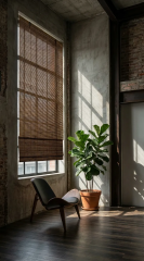 Katlamalı Bambu Stor Likya