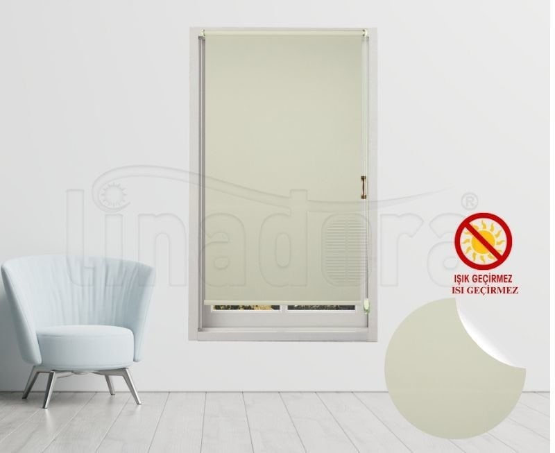 Kumaş Stor Thermo Blackout Krem