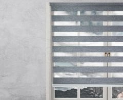 Zebra Stor Blackout  Antrasit Gri