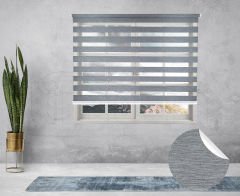 Zebra Stor Blackout  Antrasit Gri