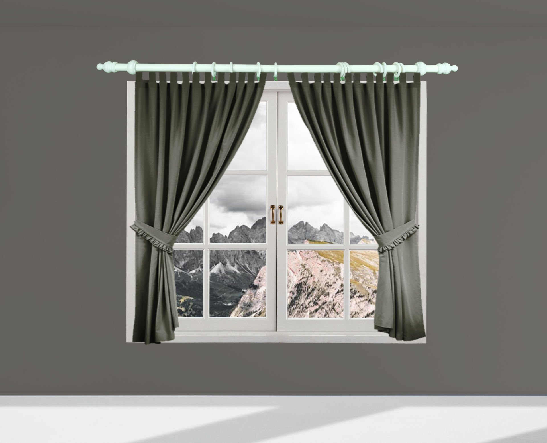 Ahşap Rustik 28 mm Eskitme Beyaz