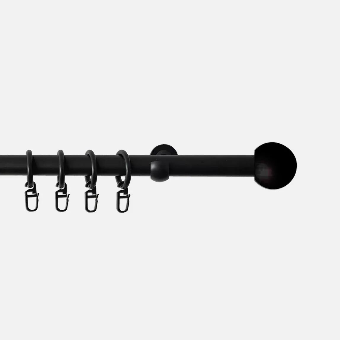 Metal Rustik 20 mm Kugel Siyah