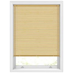 PVC Jaluzi 25 mm Ahşap Desenli Krem