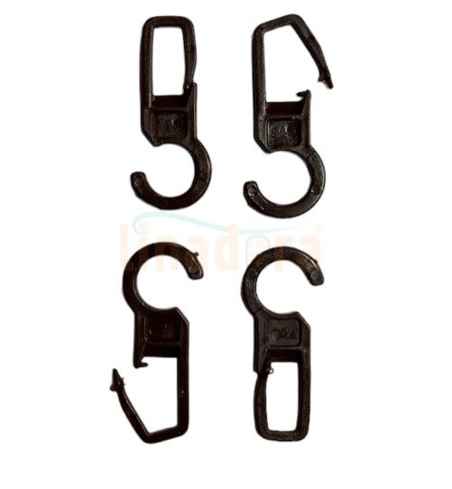 Rustik Perde Katlama Kancası Ceviz