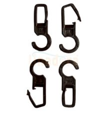 Rustik Perde Katlama Kancası Ceviz