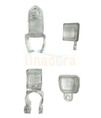 Plastik Tutucu ve Uç Başlık (U Biçimli Rustik Rayı için)