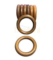 Ahşap Rustik Halkası 28 mm Ceviz