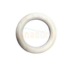 Ahşap Rustik Halkası 28 mm Eskitme Beyazı