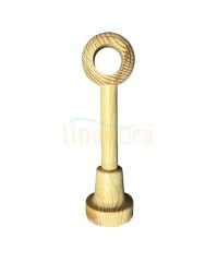 Rustik Ahşap Taşıyıcı Ayak 28 mm Çam