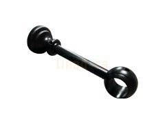 Rustik Plastik Taşıyıcı Ayak 28 mm Siyah