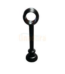 Rustik Plastik Taşıyıcı Ayak 28 mm Siyah